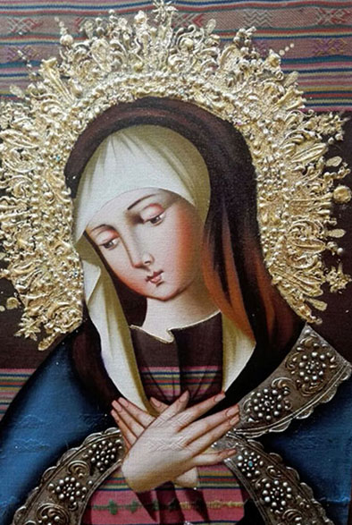 PICTURE: Virgen Madona del amor – P00025 - Escuela Cusqueña Munaycha