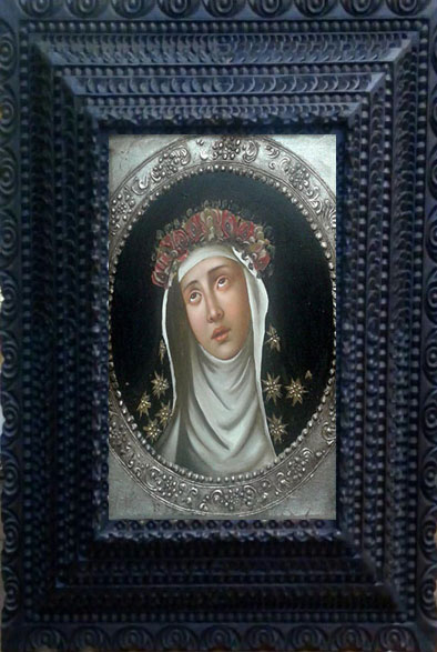 PICTURE: Virgen Santa Rosa de Lima – T00002 - Escuela Cusqueña Munaycha